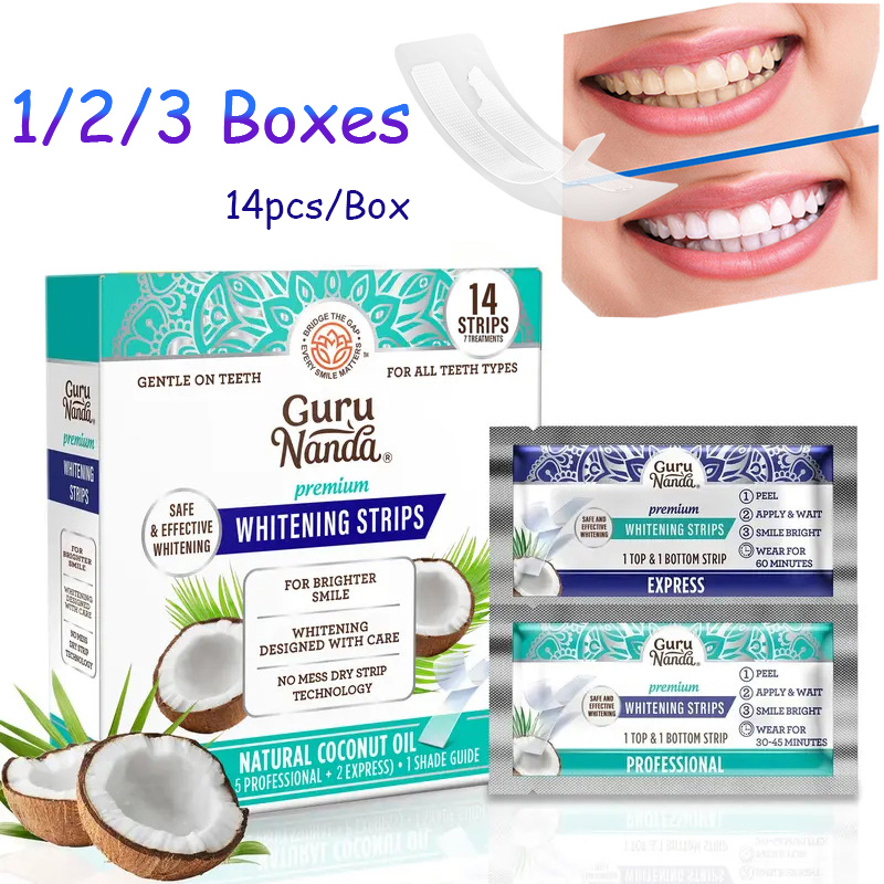 Teeth Whitening Street - Tiras Blanqueadoras de Dientes con Aceite