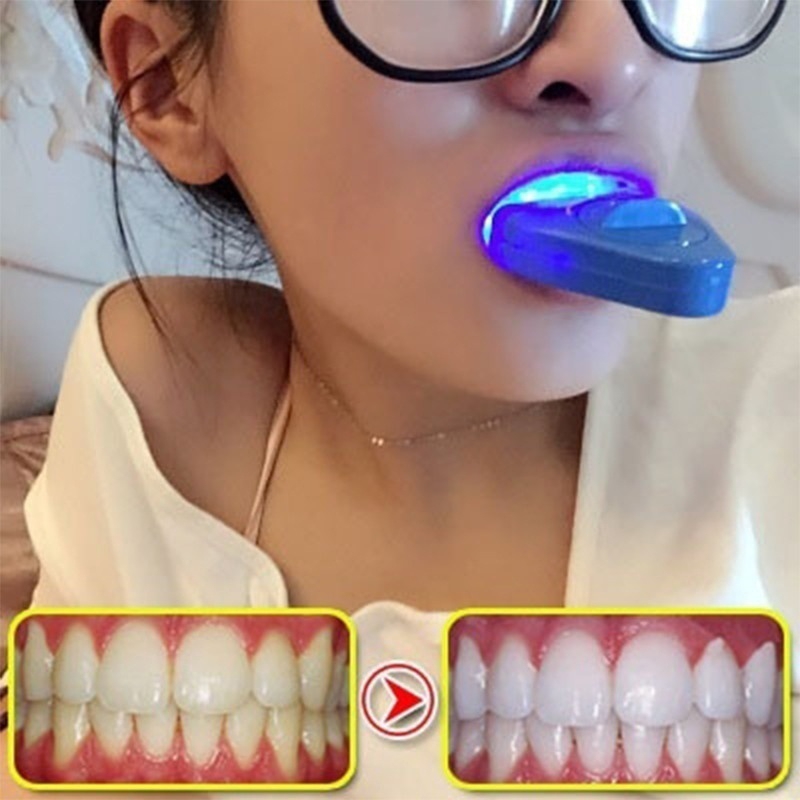 Teeth Whitening With Laser - Luz LED para Blanqueamiento Dental, Luz