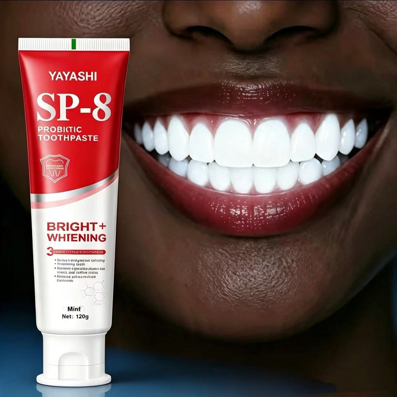 Teeth Whitening Yellow Teeth - YAYASHI SP-8 Probiótico Blanqueador y Eliminador