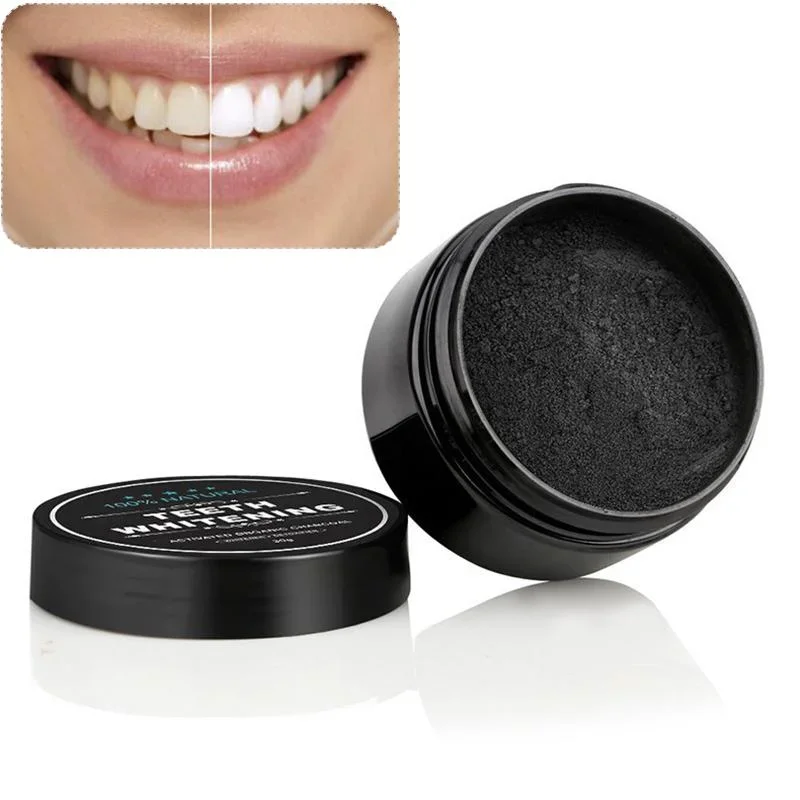 Teeth Whitening Charcoal - Polvo de carbón para dientes de