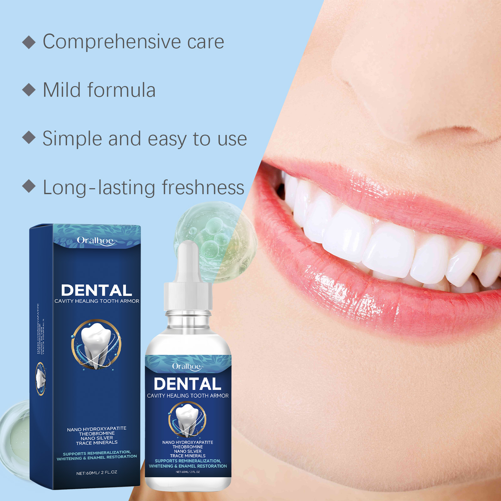 Suero Blanqueador Dental Oralh - Teeth Whitening Products reseña y precio