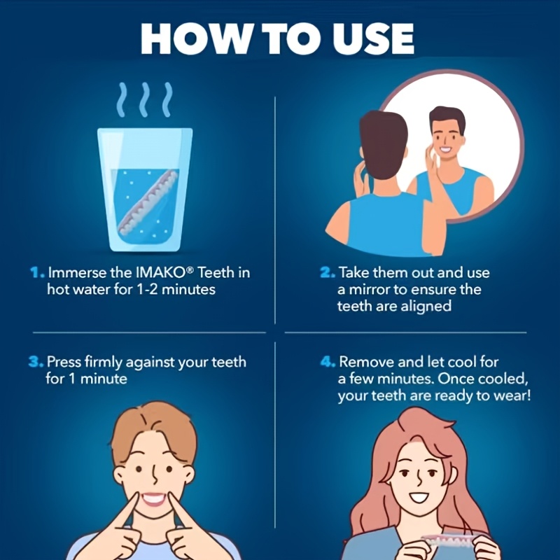 2 Juegos de Kit Dental Cosméti - Teeth Whitening Mask reseña y precio
