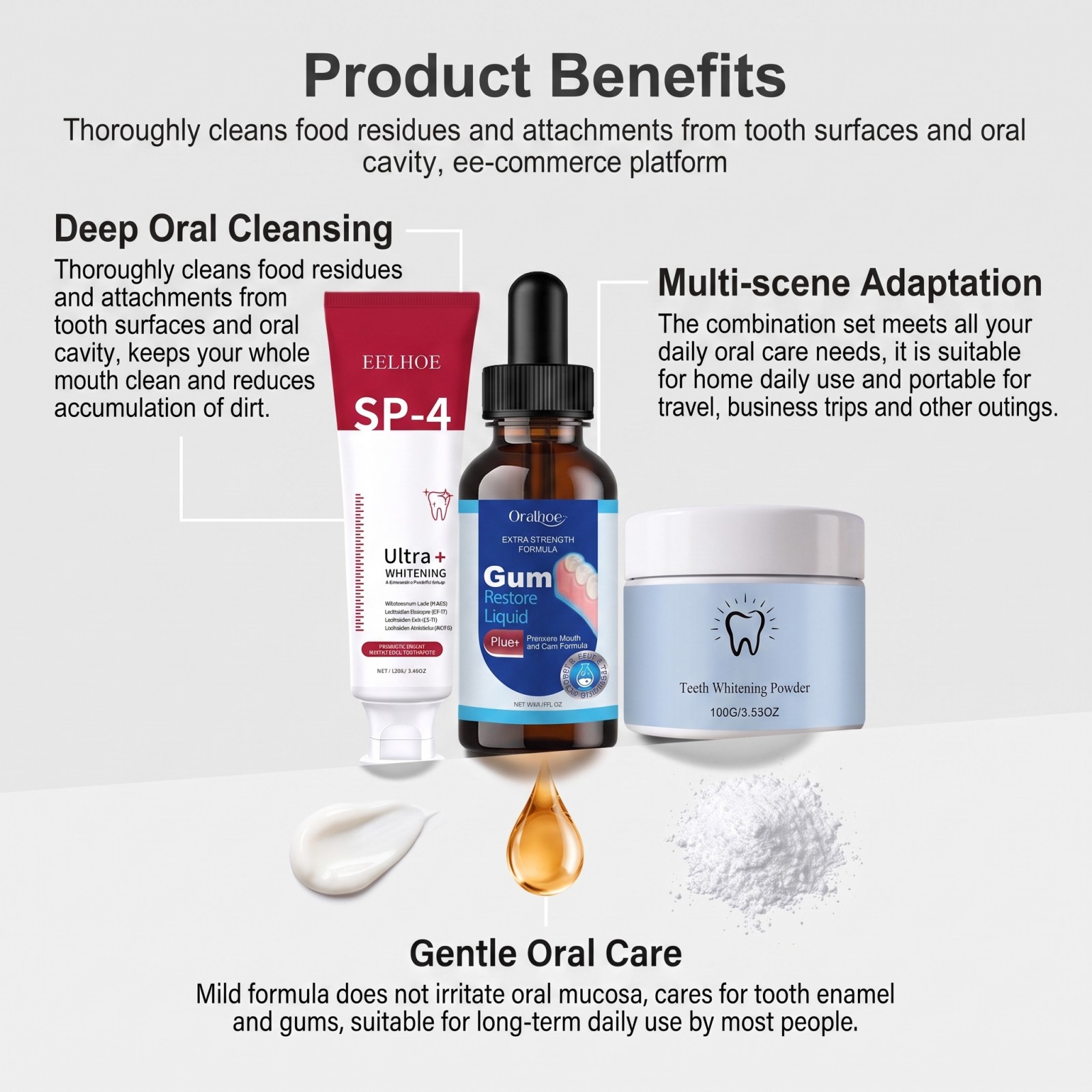 Set de Cuidado Bucal, Pasta De - Teeth Whitening Price reseña y precio