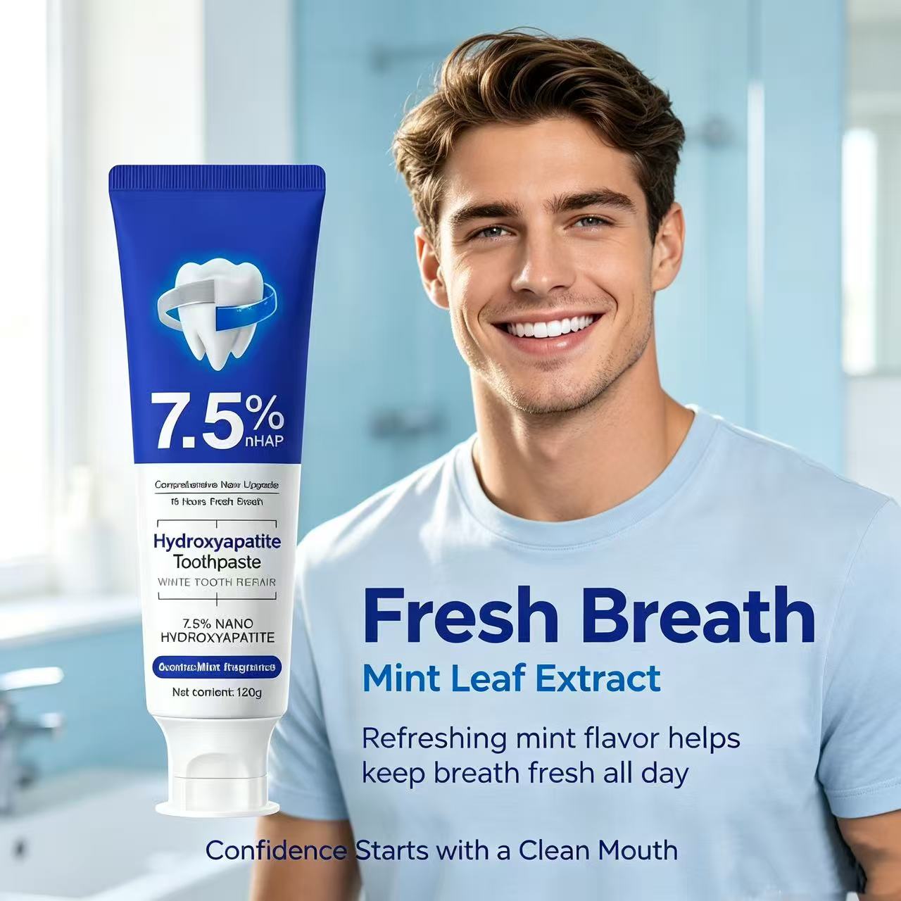 Pasta Dental con 7.5% de Nano  - Teeth Whitening Yellow Teeth reseña y precio
