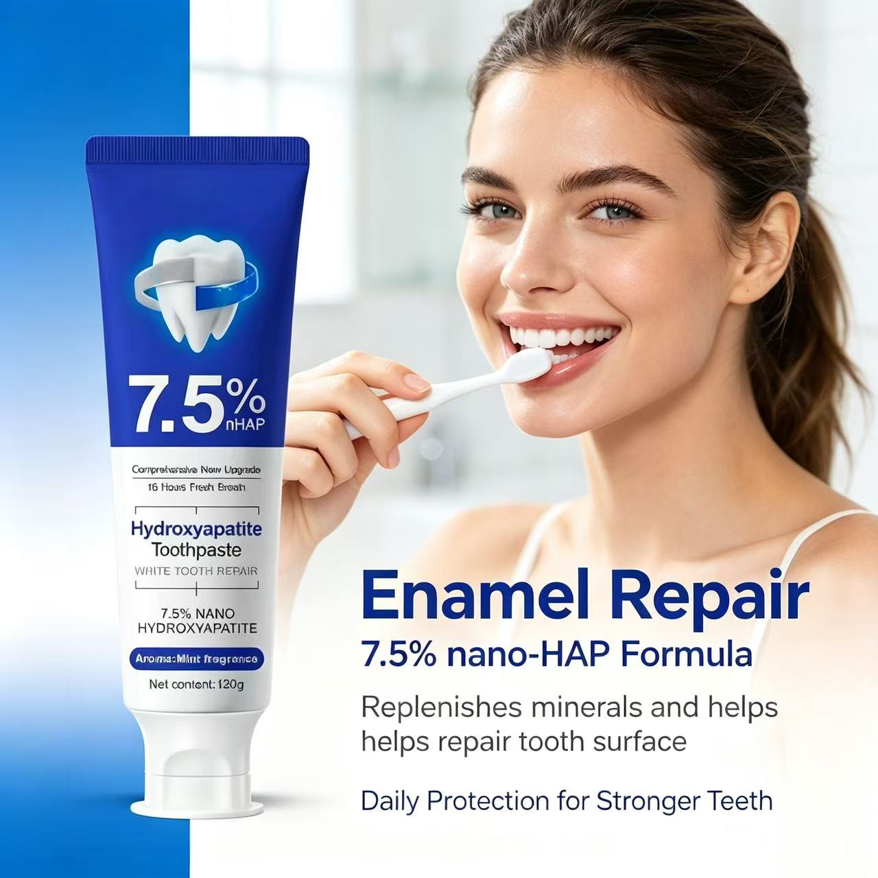 Pasta Dental con 7.5% de Nano  - Teeth Whitening Yellow Teeth reseña y precio