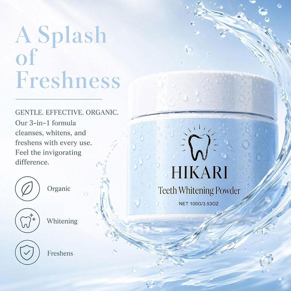 Polvo Limpiador Dental HIKARI  - Teeth Whitening Powder reseña y precio