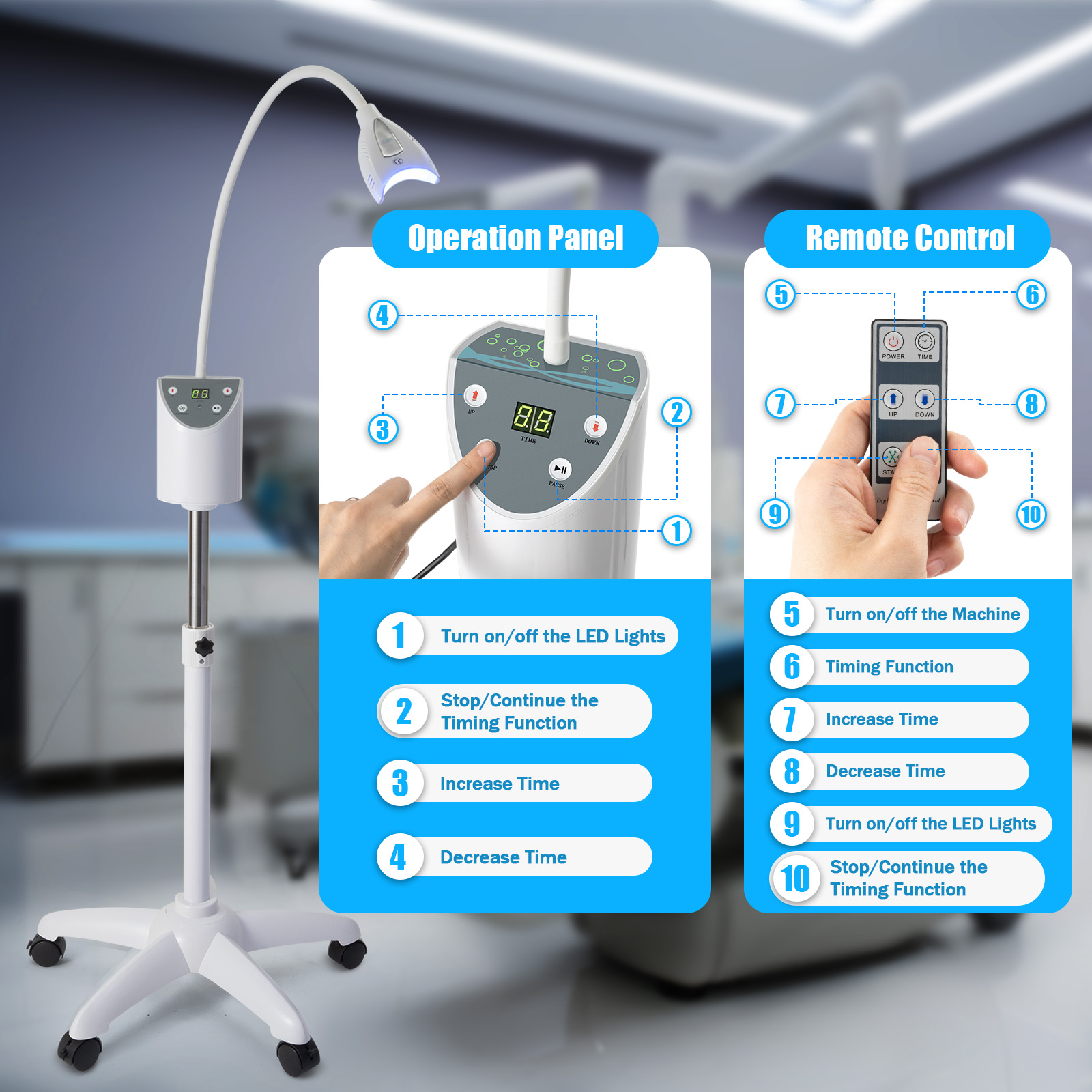 Máquina profesional de blanque - Teeth Whitening Machine Professional reseña y precio