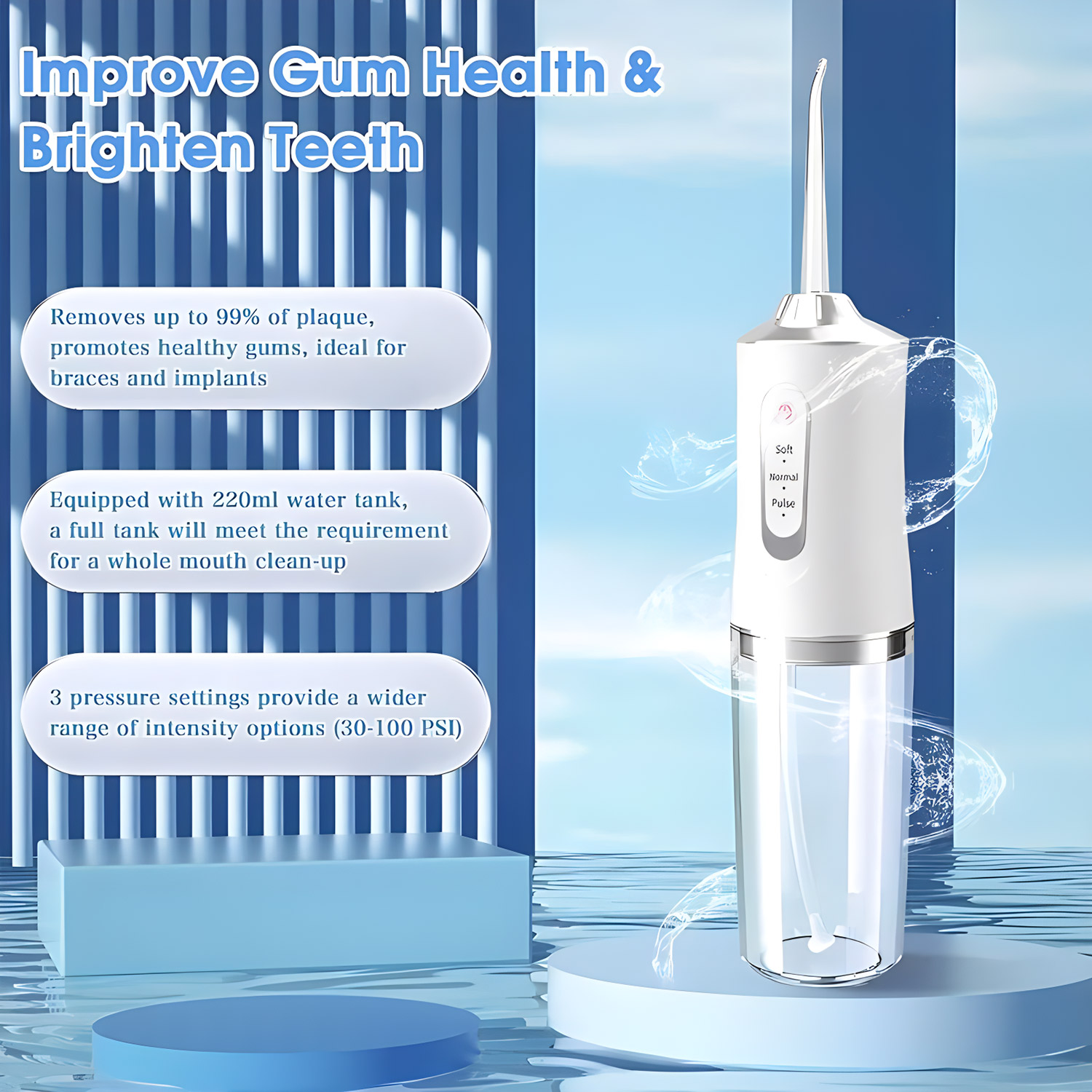 Irrigador Bucal Portátil Recar - Teeth Whitening Products reseña y precio